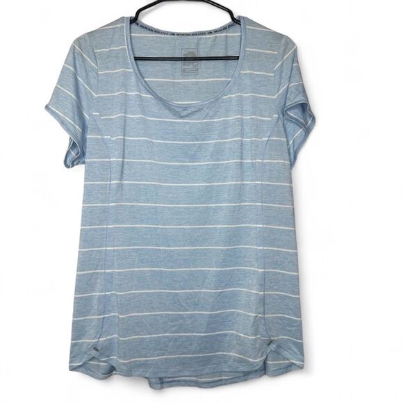 |EUC| NORTH FACE Flash Dry Striped T Shirt - Picture 1 of 6